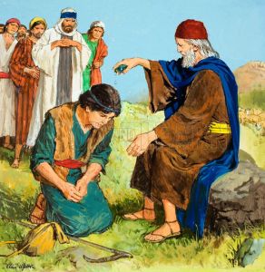 The Anointing of David